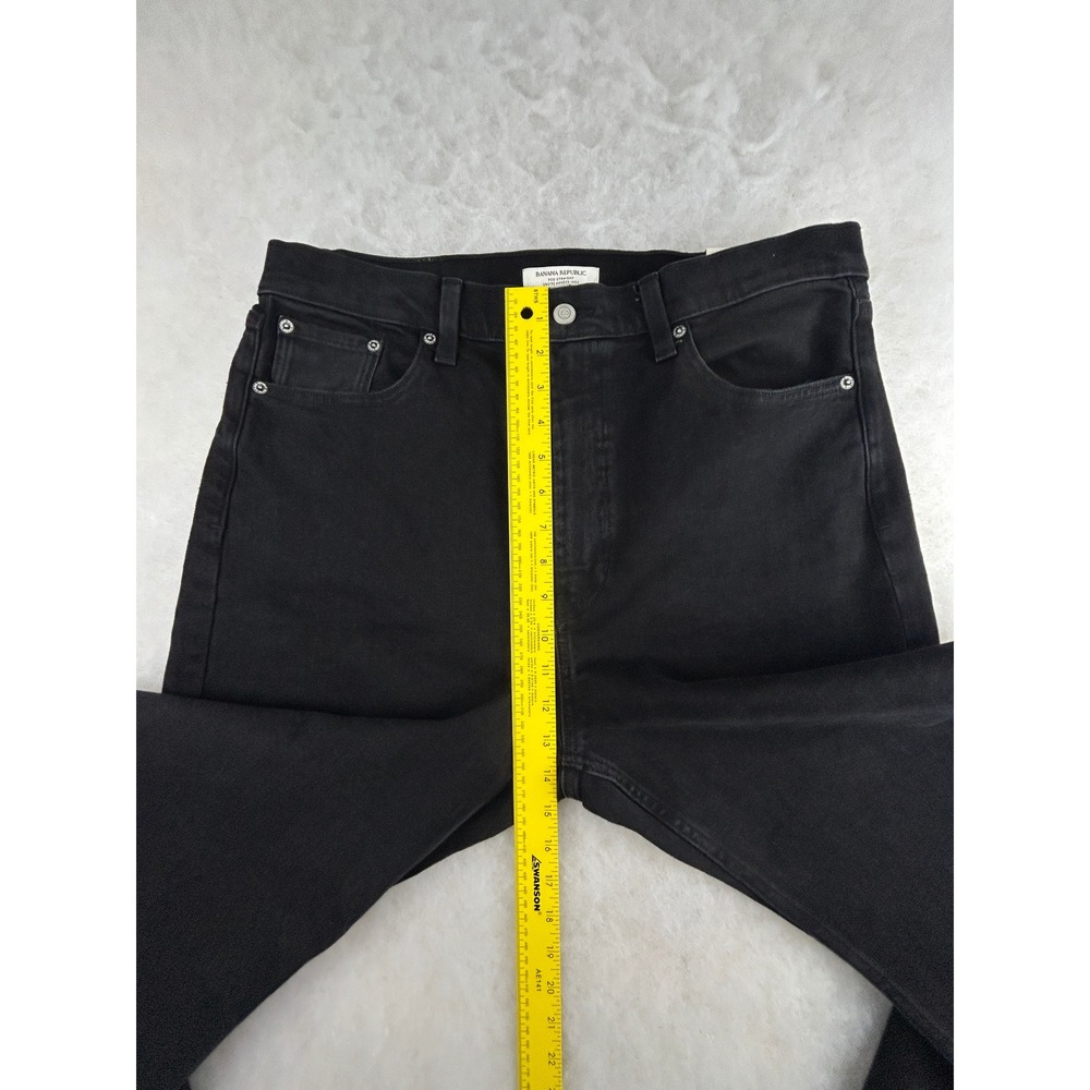 Banana Republic Jeans Womens 32 Regular High Rise 90s Straight Black NWT - Picture 15 of 16